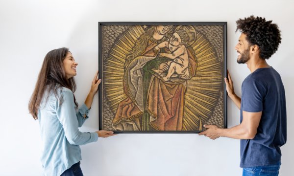 German 15th Century or Master of the Meshed Background