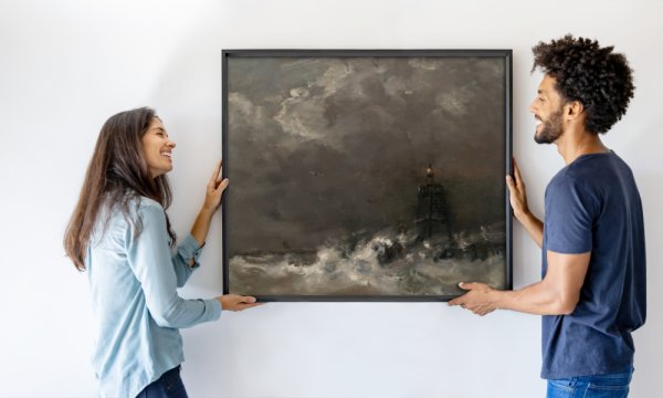 Hendrik Willem Mesdag (signed by artist)