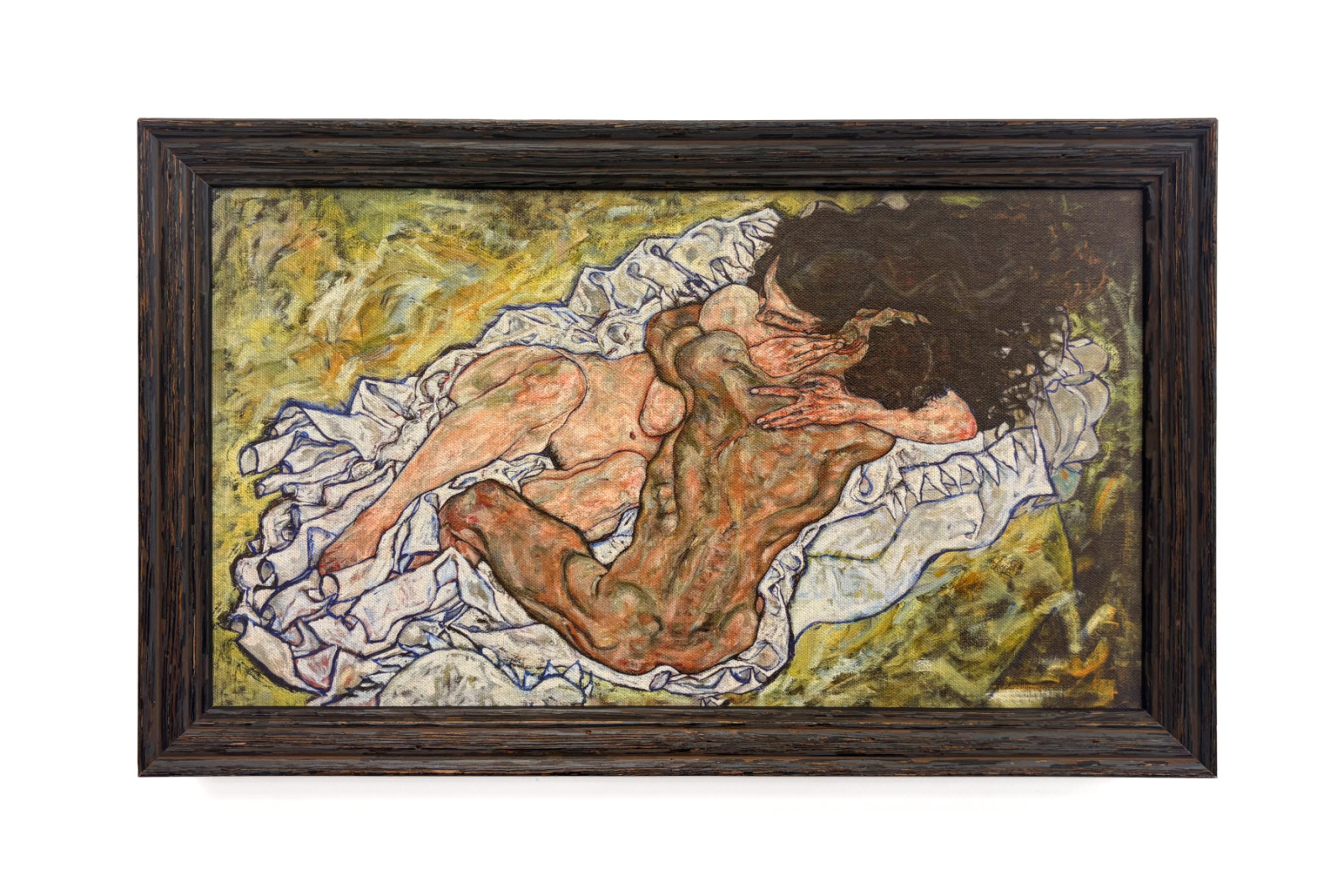 Objetí, 1917 - Egon Schiele