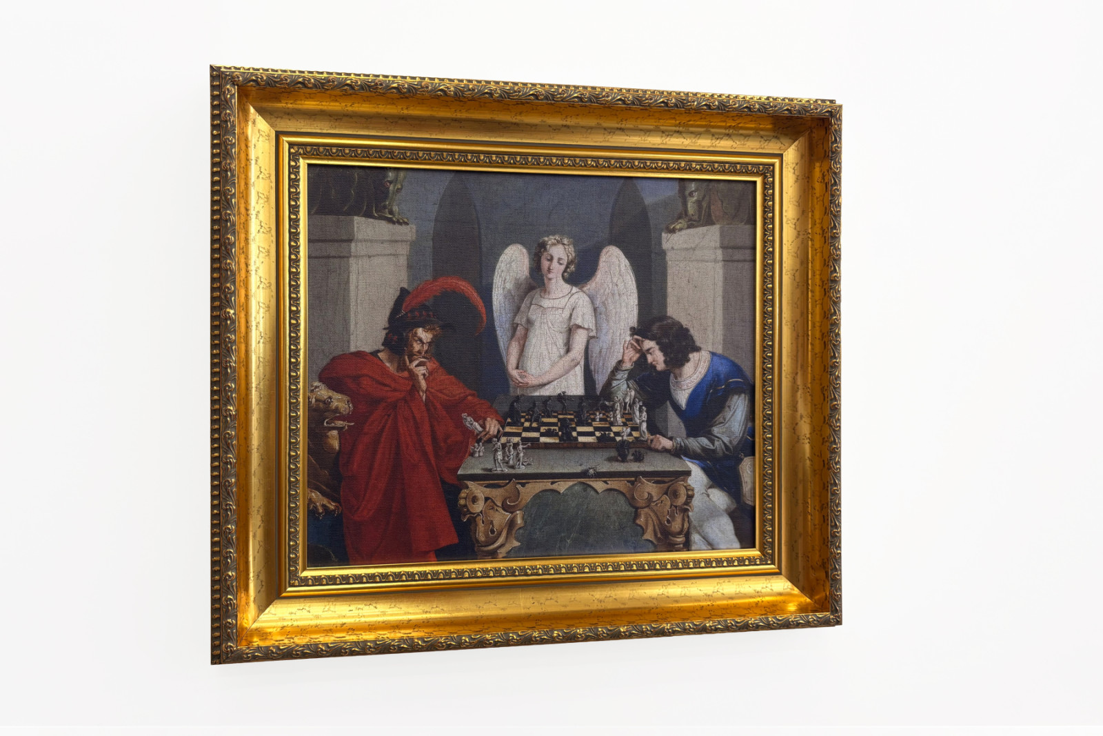 Faust a Mefisto při šachové hře - Unbekannt Unbekannt