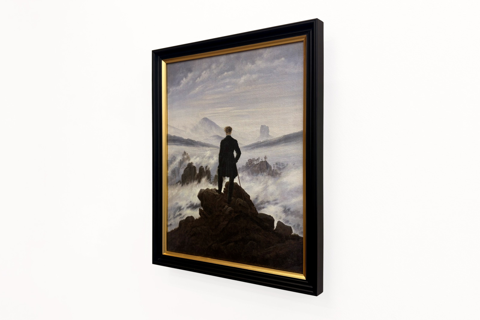 Poutník nad mořem mlhy - Caspar David Friedrich