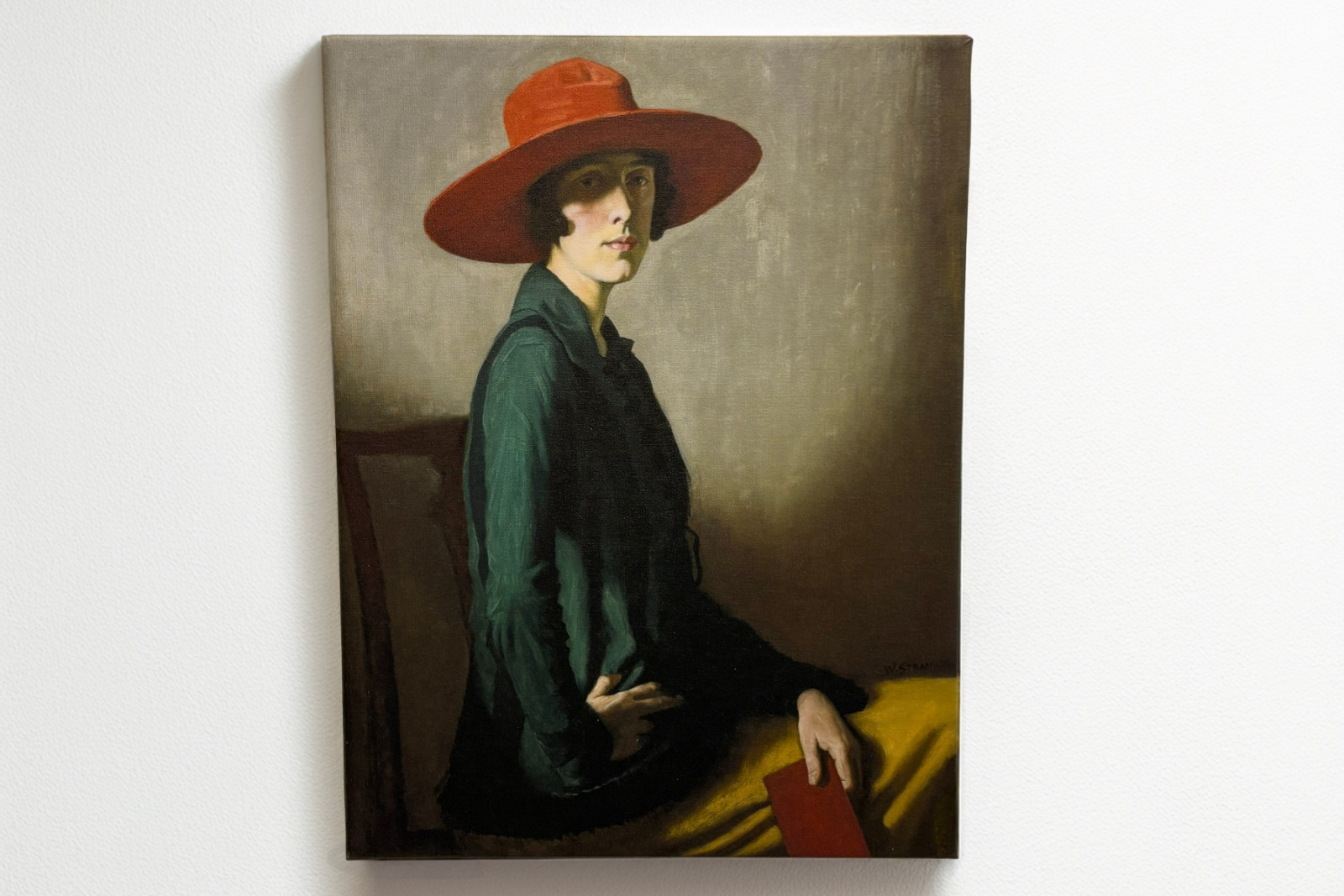 Nainen, jolla on punainen hattu - William Strang