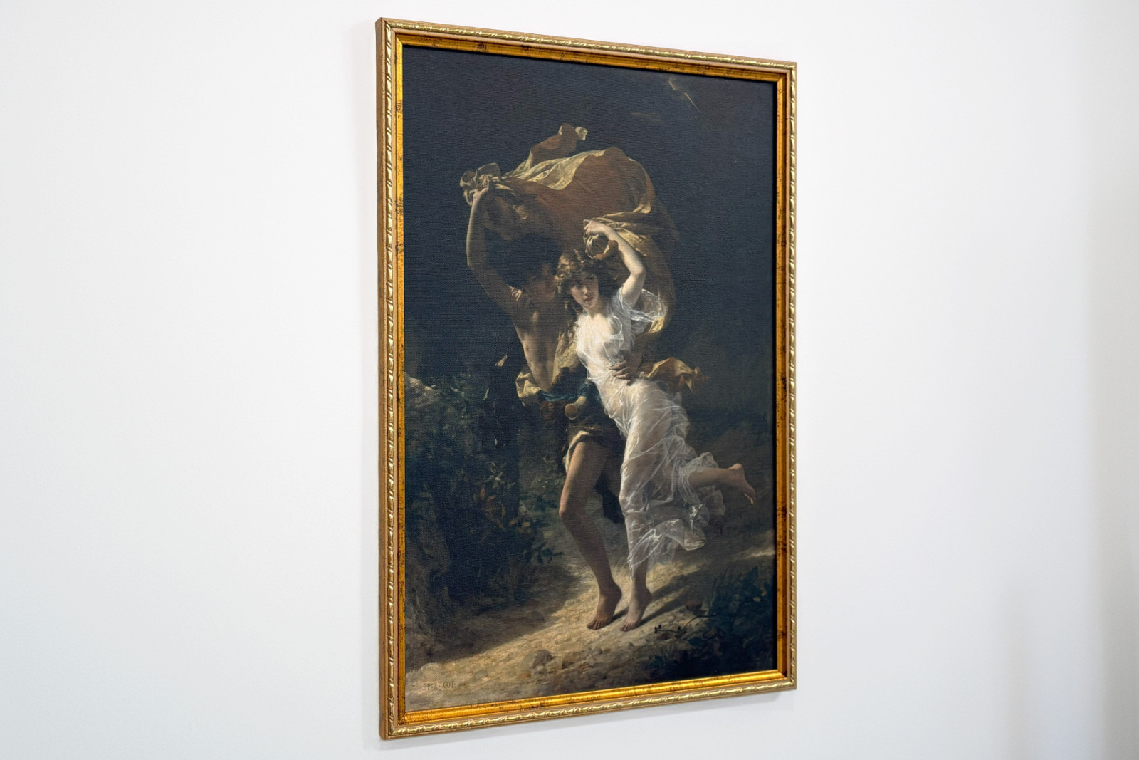 Bouře, 1880. - Pierre Auguste Cot