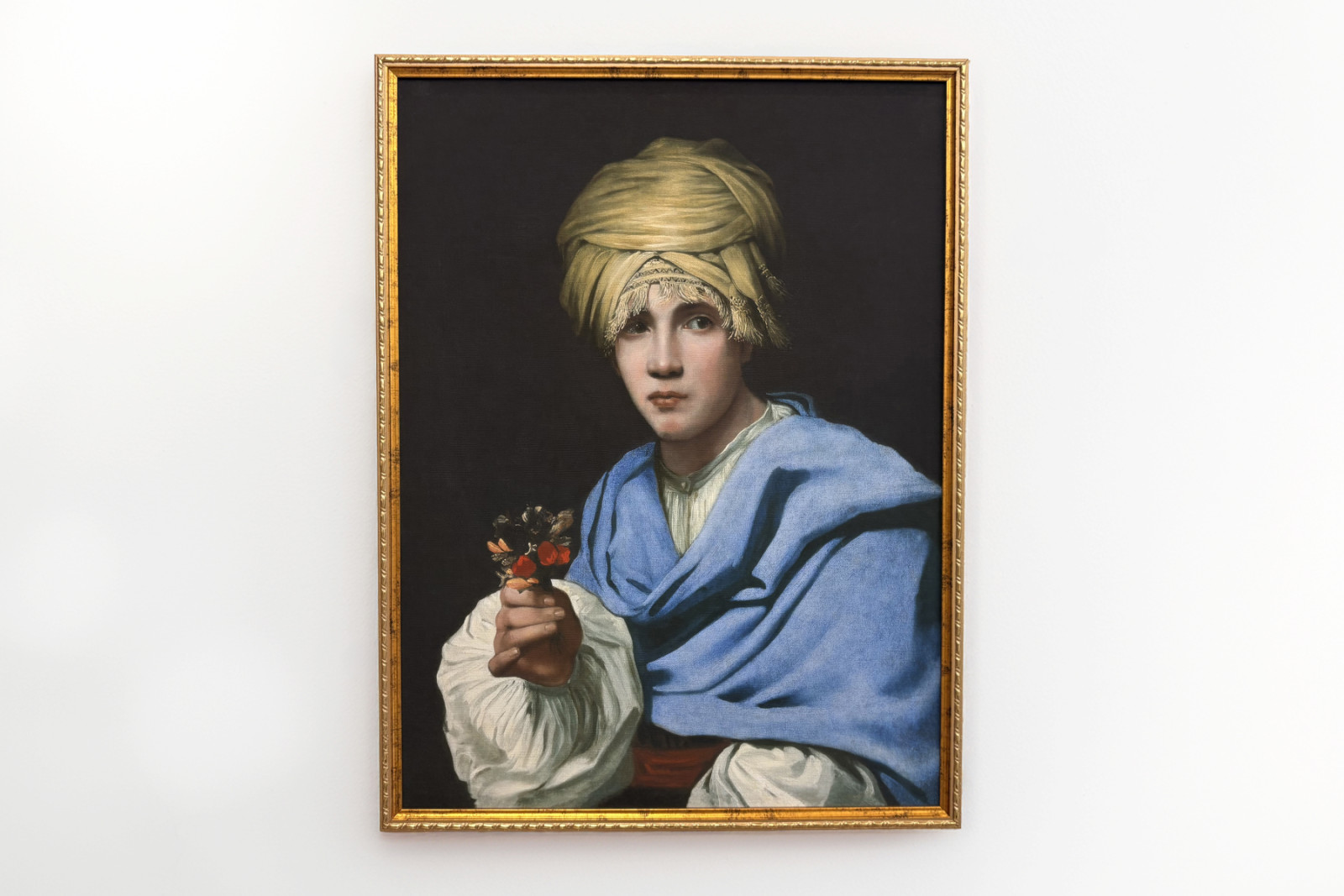 Chlapec v turbanu drží Nosegaye - Michiel Sweerts