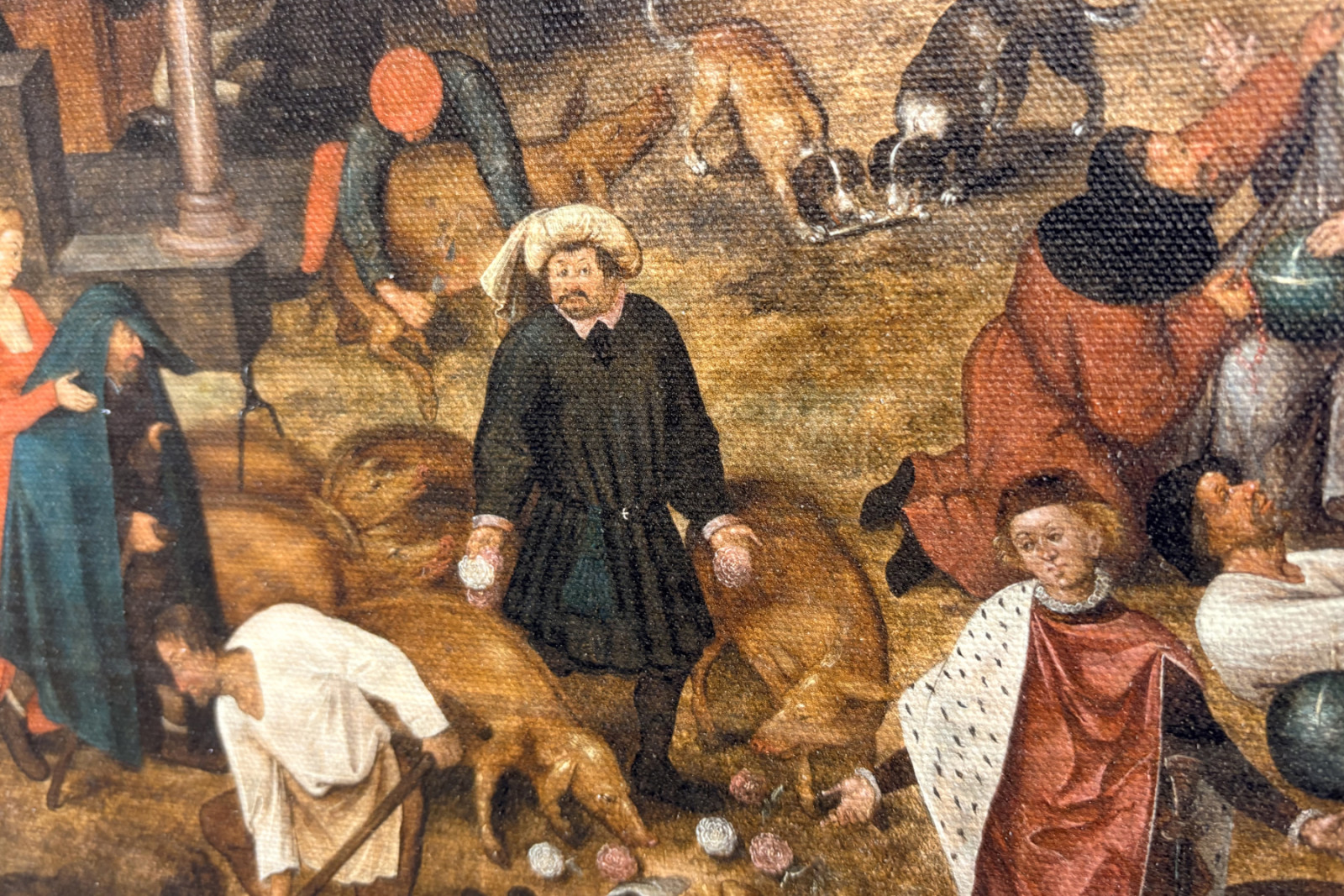 Přísloví (olej) - Pieter the Younger Brueghel