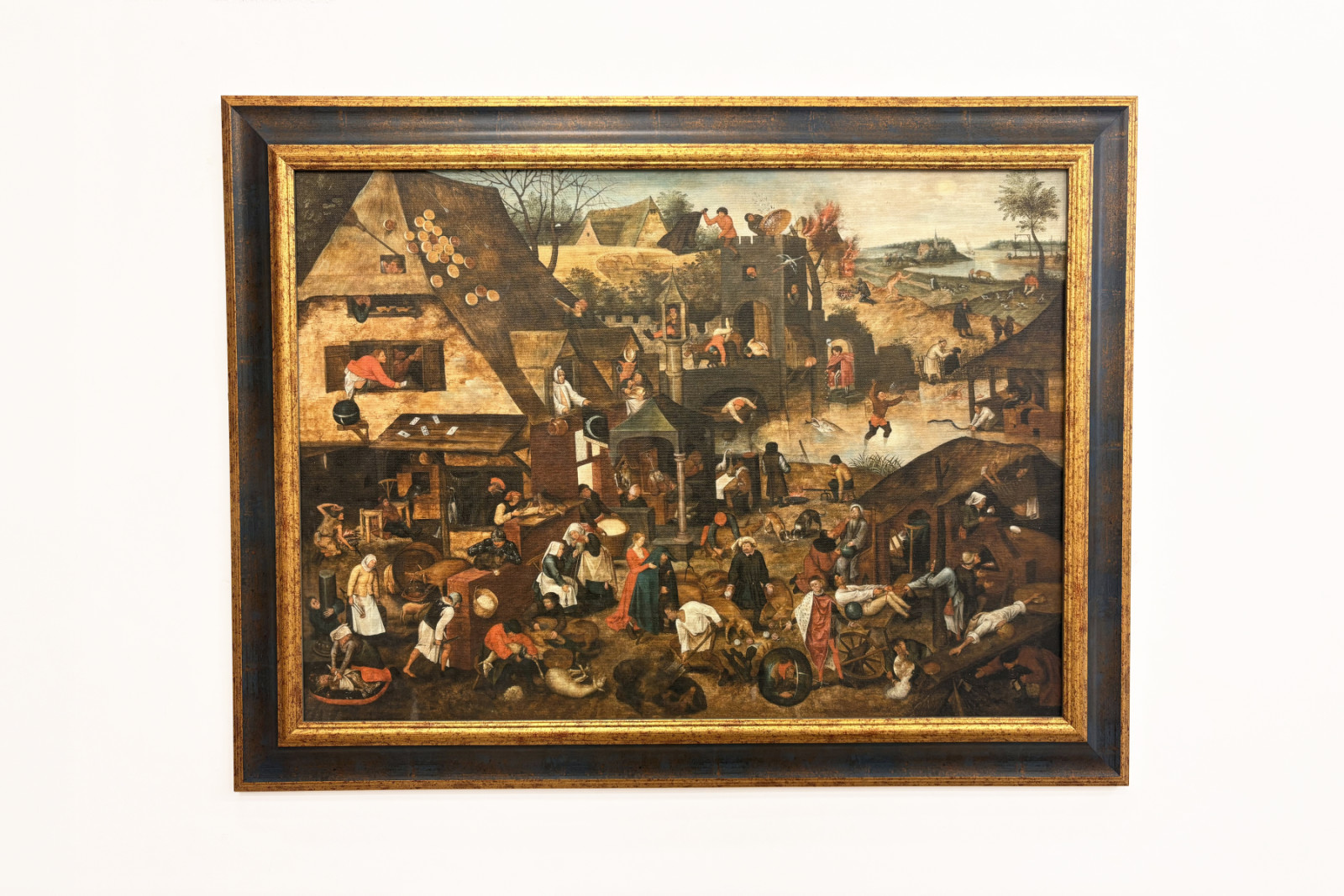 Přísloví (olej) - Pieter the Younger Brueghel