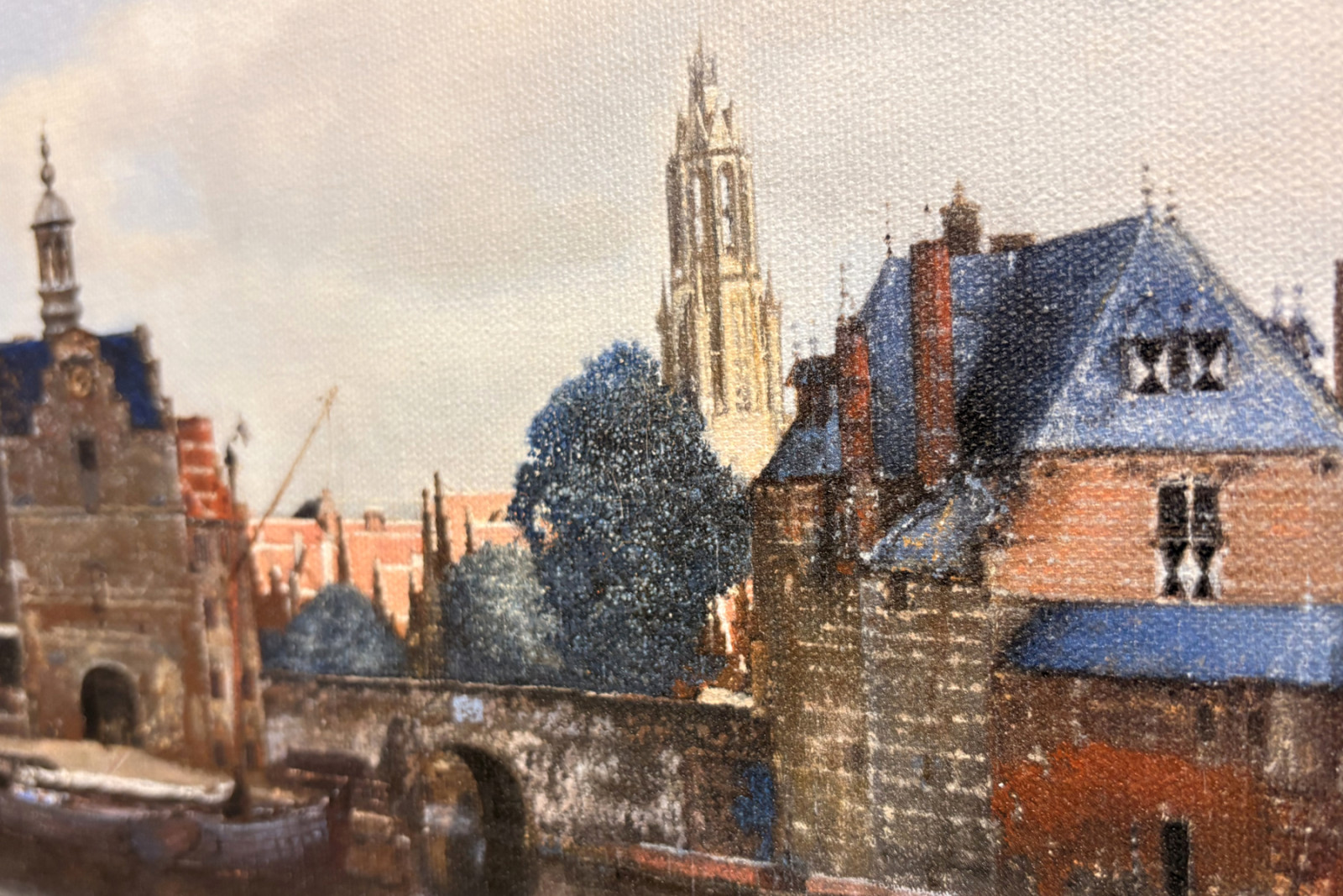 Pohled na Delft, kolem 1660-61 (olej na plátně) - Johannes Vermeer