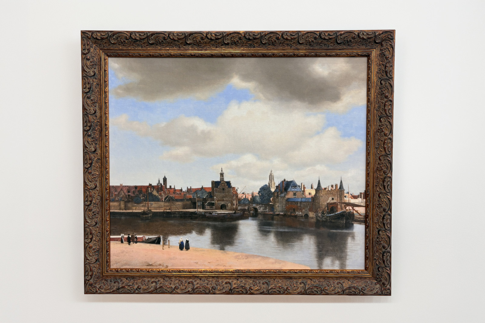 Pohled na Delft, kolem 1660-61 (olej na plátně) - Johannes Vermeer