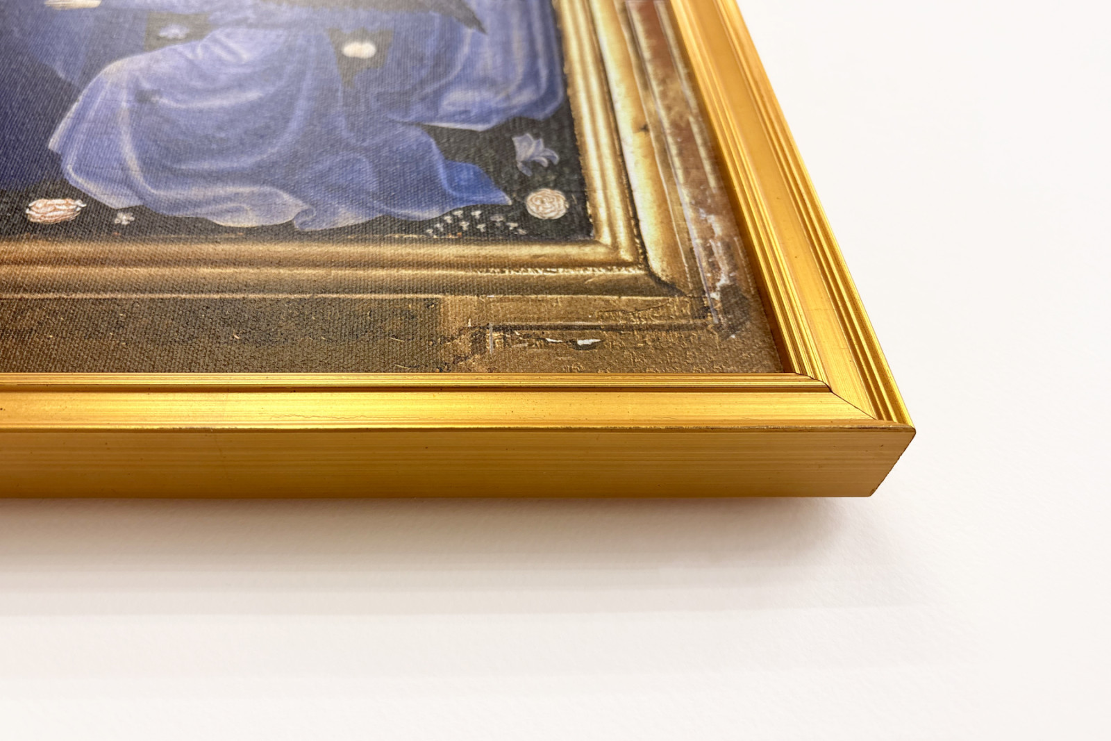 Richard II. Představený Panně a Dítěti jeho patronem Janem Křtitelem a svatými Edwardem a Edmundem, kolem 1395-99 (vaječná tempera na dubu) - Master of the Wilton Diptych
