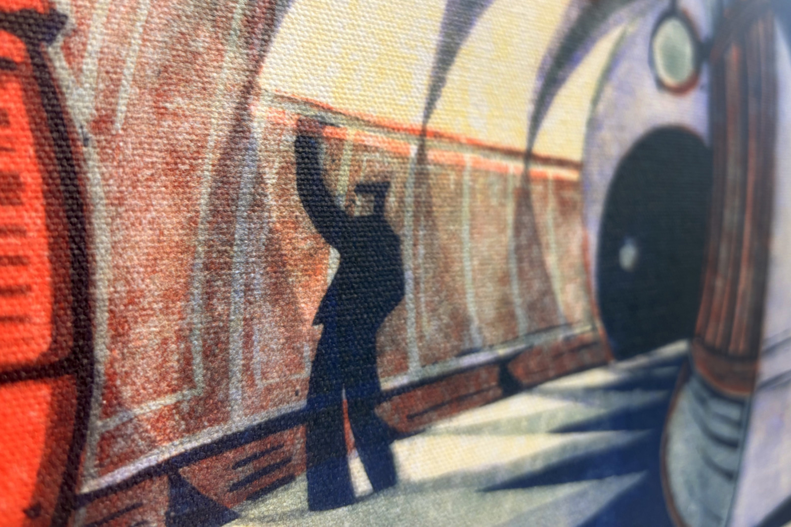 The Tube Train, c.1932 (linoryt) (viz také 151089) - Cyril Edward Power