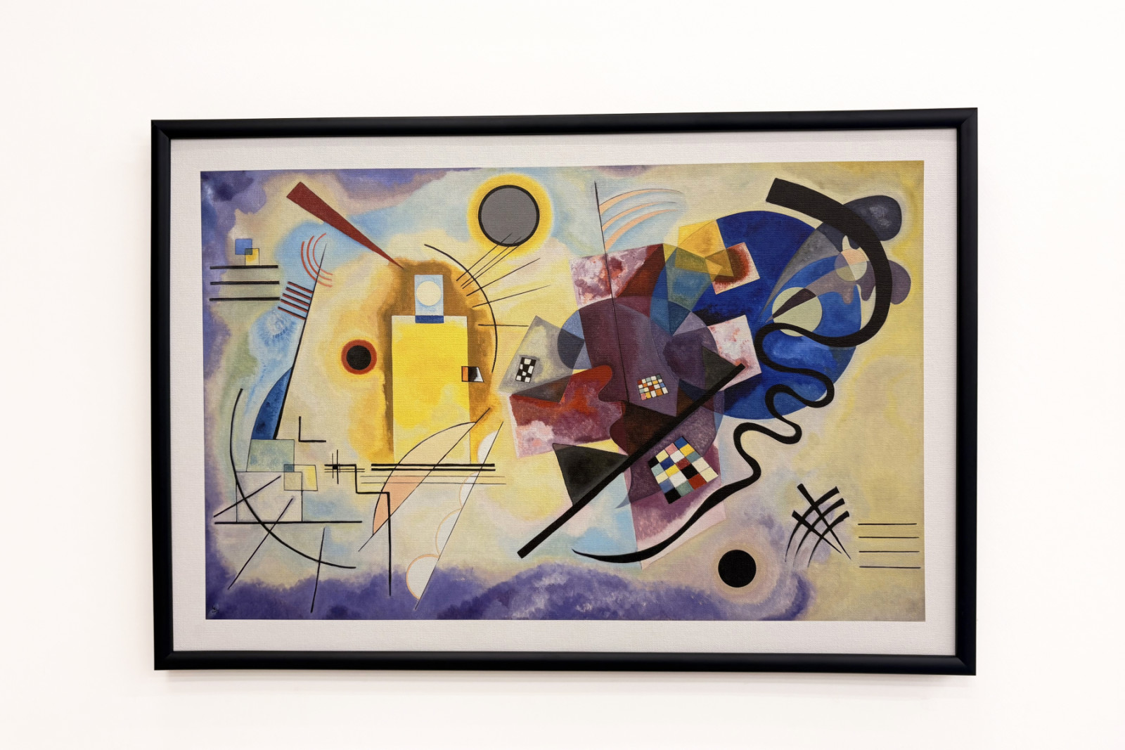 Žlutá - červená - modrá - Wassily Kandinsky