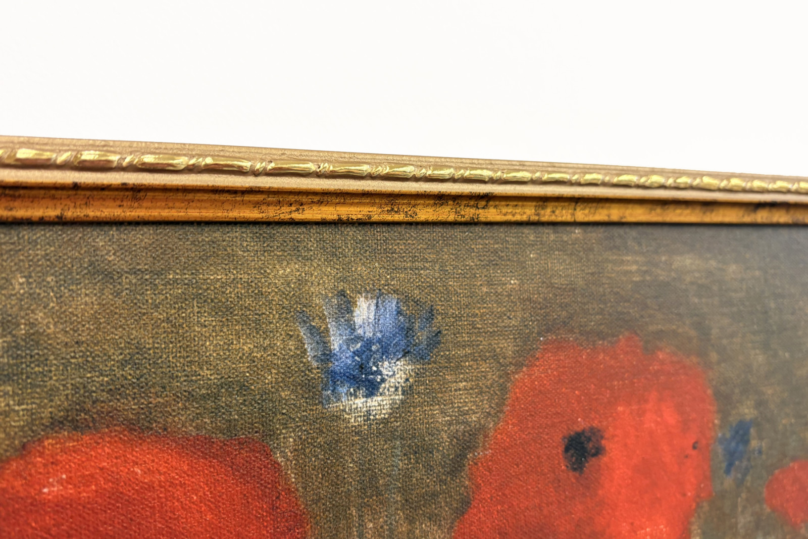Kytice s vlčími máky Malba Odilona Redona (1840-1916). - Odilon Redon