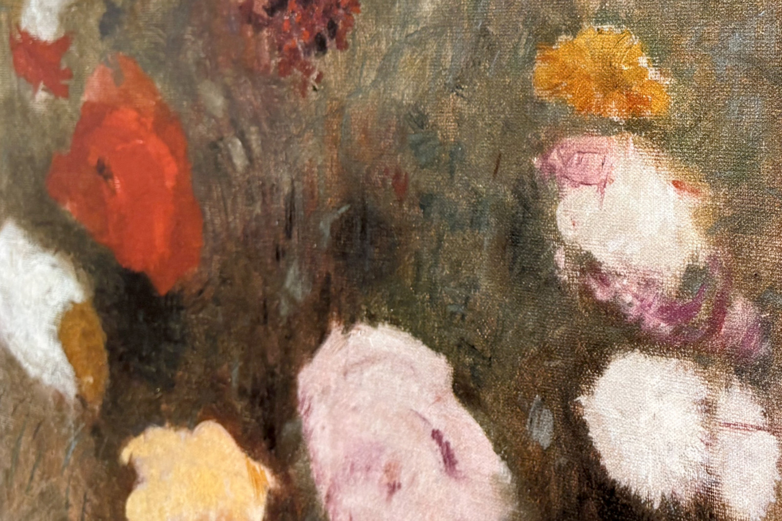 Kytice s vlčími máky Malba Odilona Redona (1840-1916). - Odilon Redon