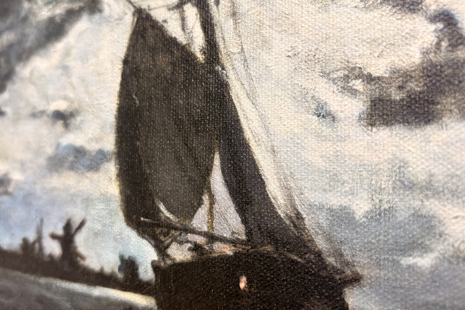Plachetnice v měsíčním světle. - Paul Gauguin