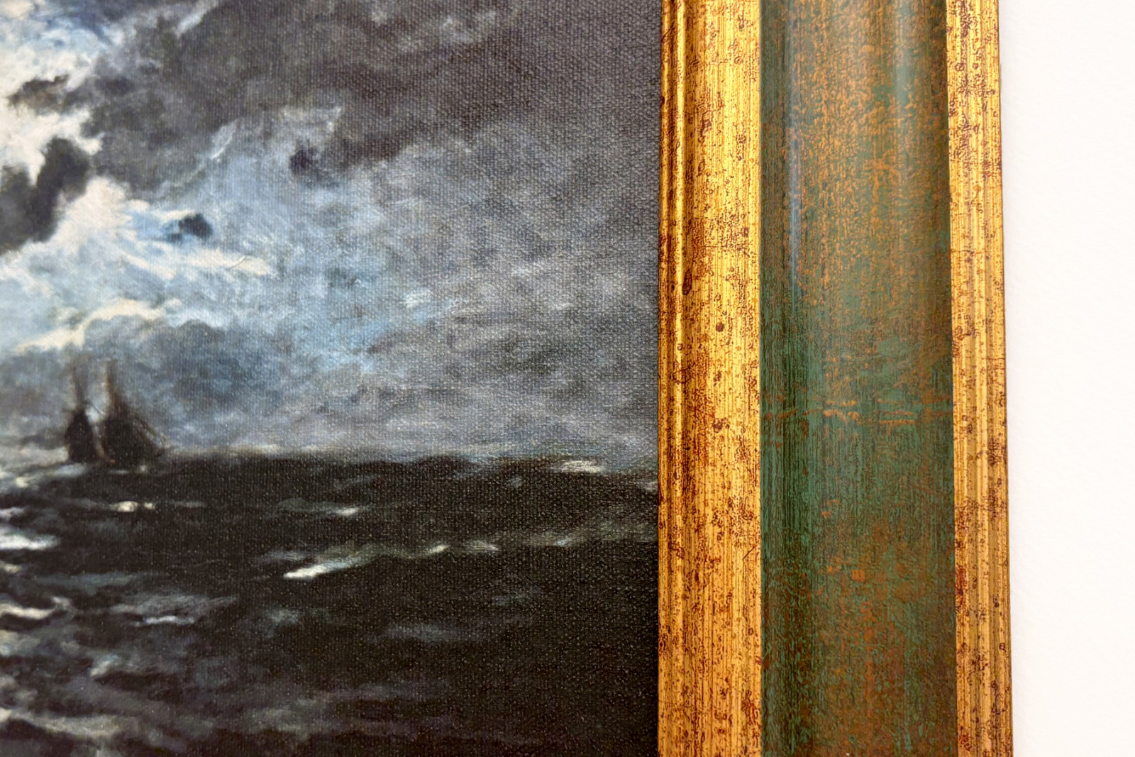 Plachetnice v měsíčním světle. - Paul Gauguin