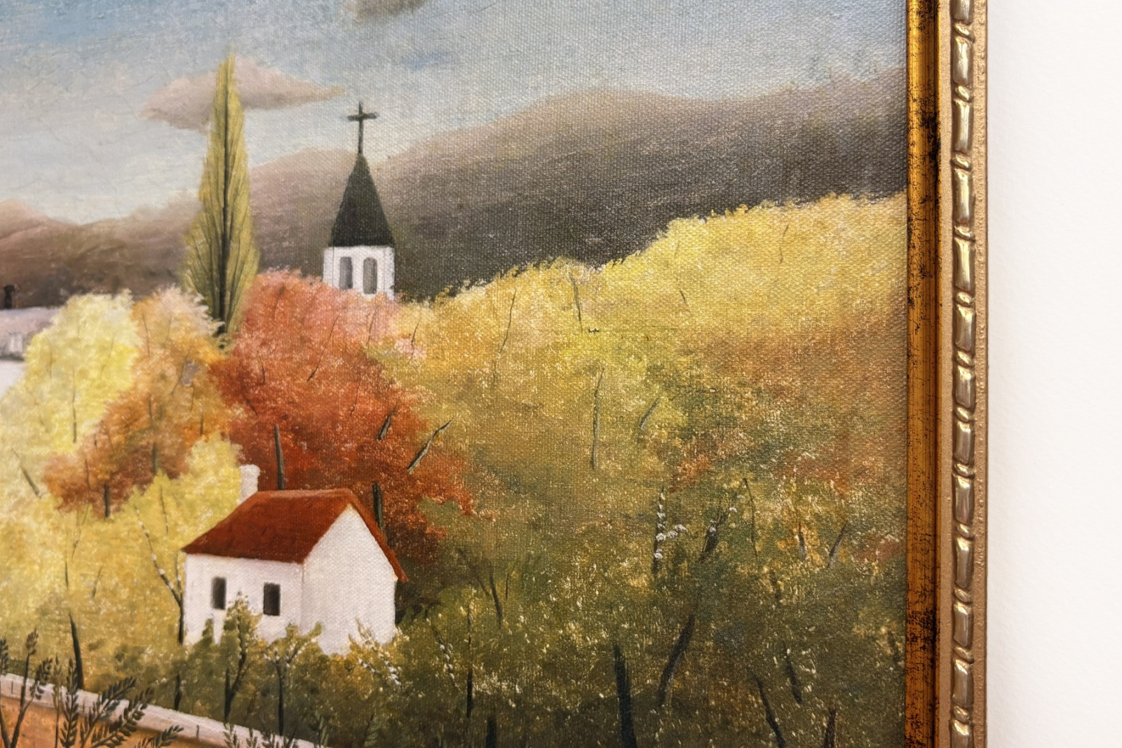 Krajina s rolníkem - Henri Rousseau