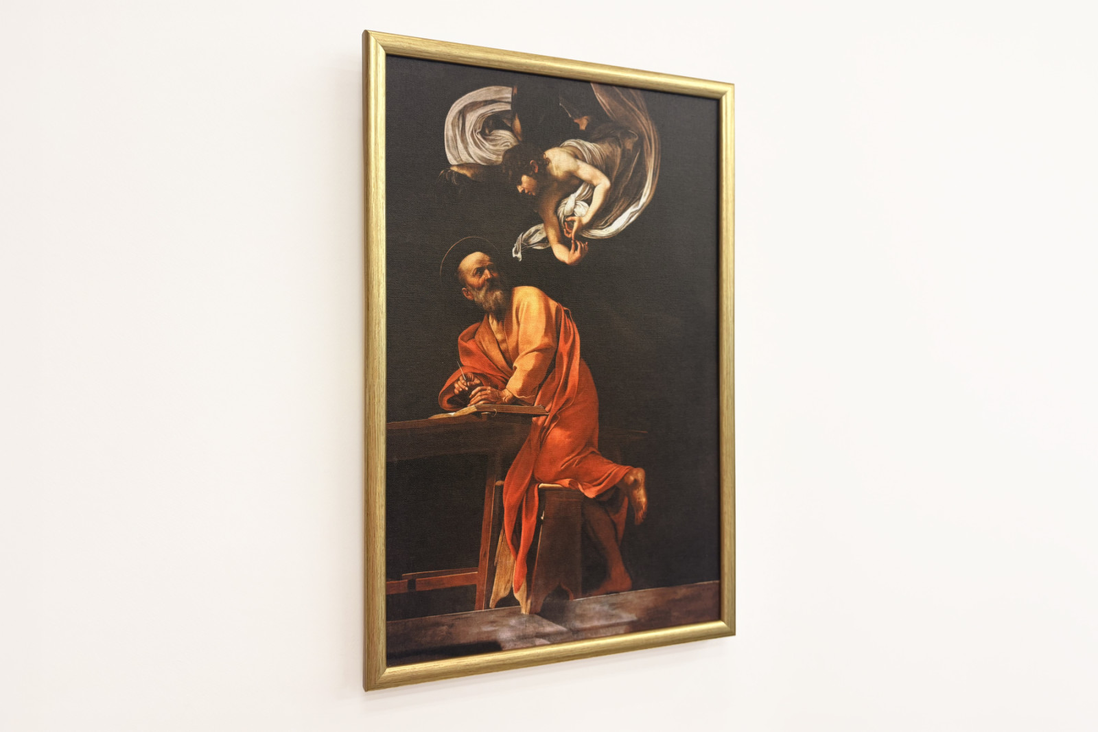 Inspirace svatého Matouše - Michelangelo Merisi Caravaggio