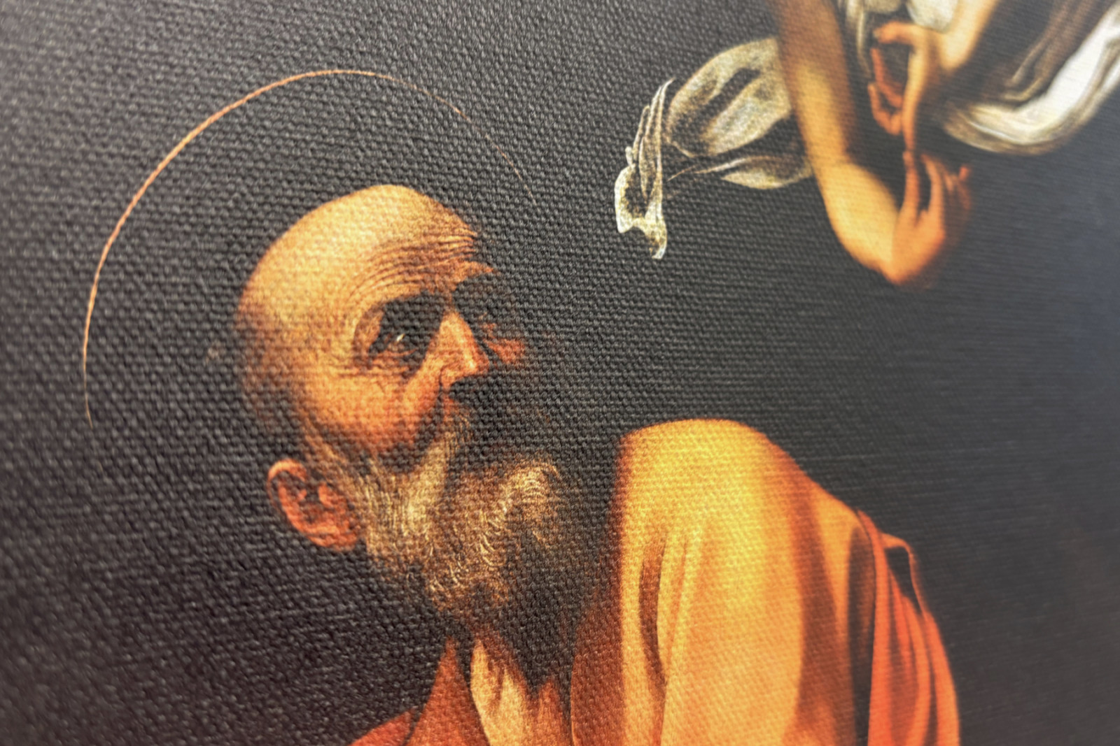 Inspirace svatého Matouše - Michelangelo Merisi Caravaggio