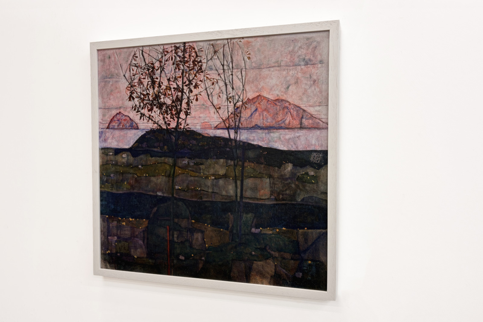 Zapadající slunce, 1913 - Egon Schiele