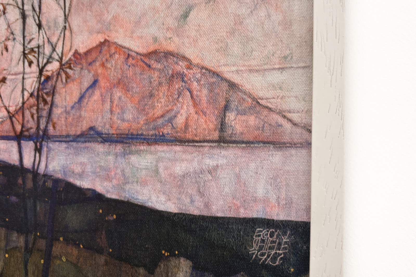 Zapadající slunce, 1913 - Egon Schiele
