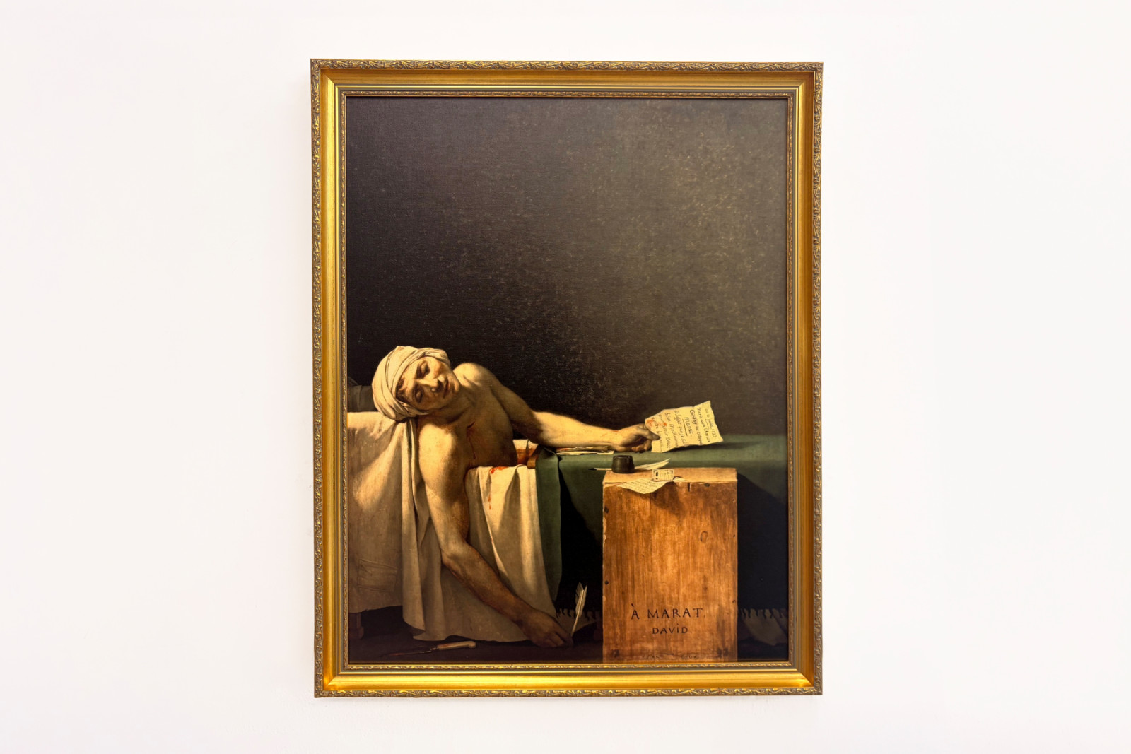Smrt Marata - Jacques Louis David