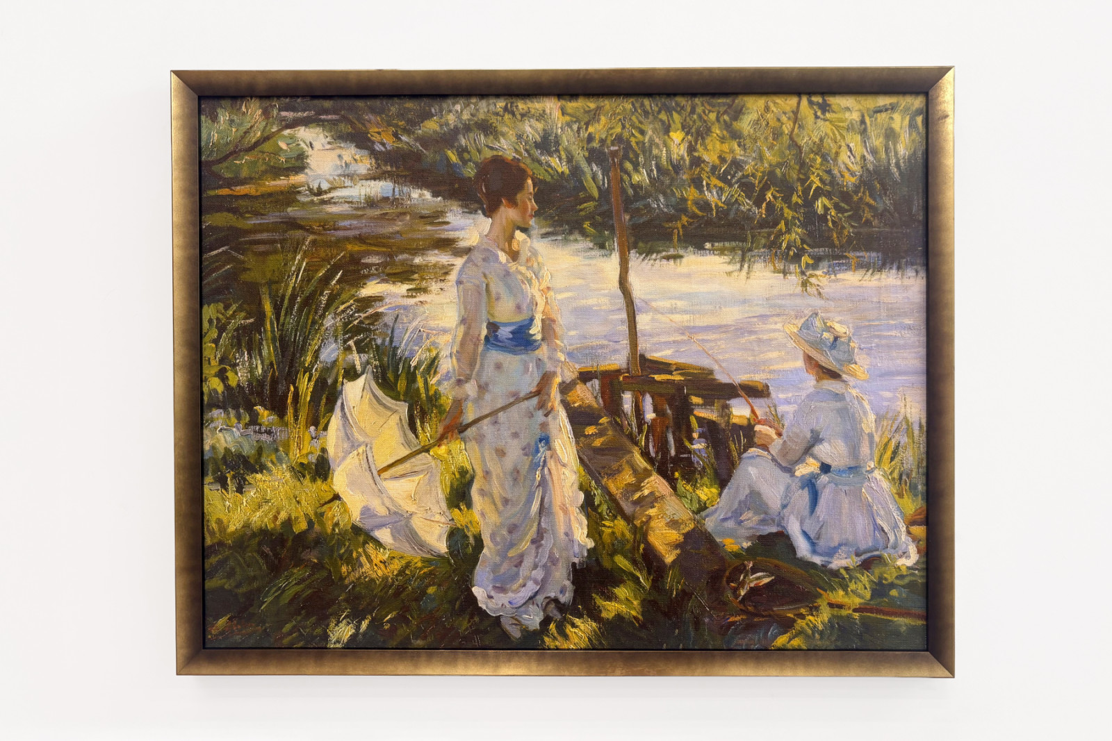 Rybaření, knižní deska - Wilfred Gabriel de Glehn