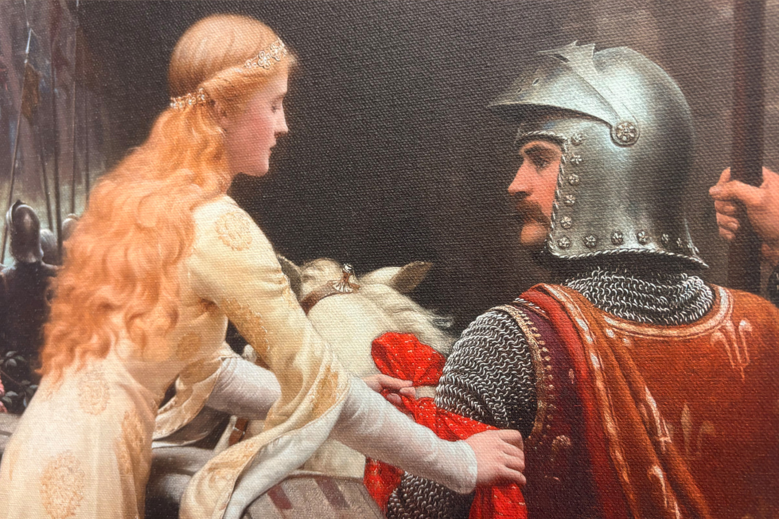 Anglicky: Godspeed - Edmund Leighton