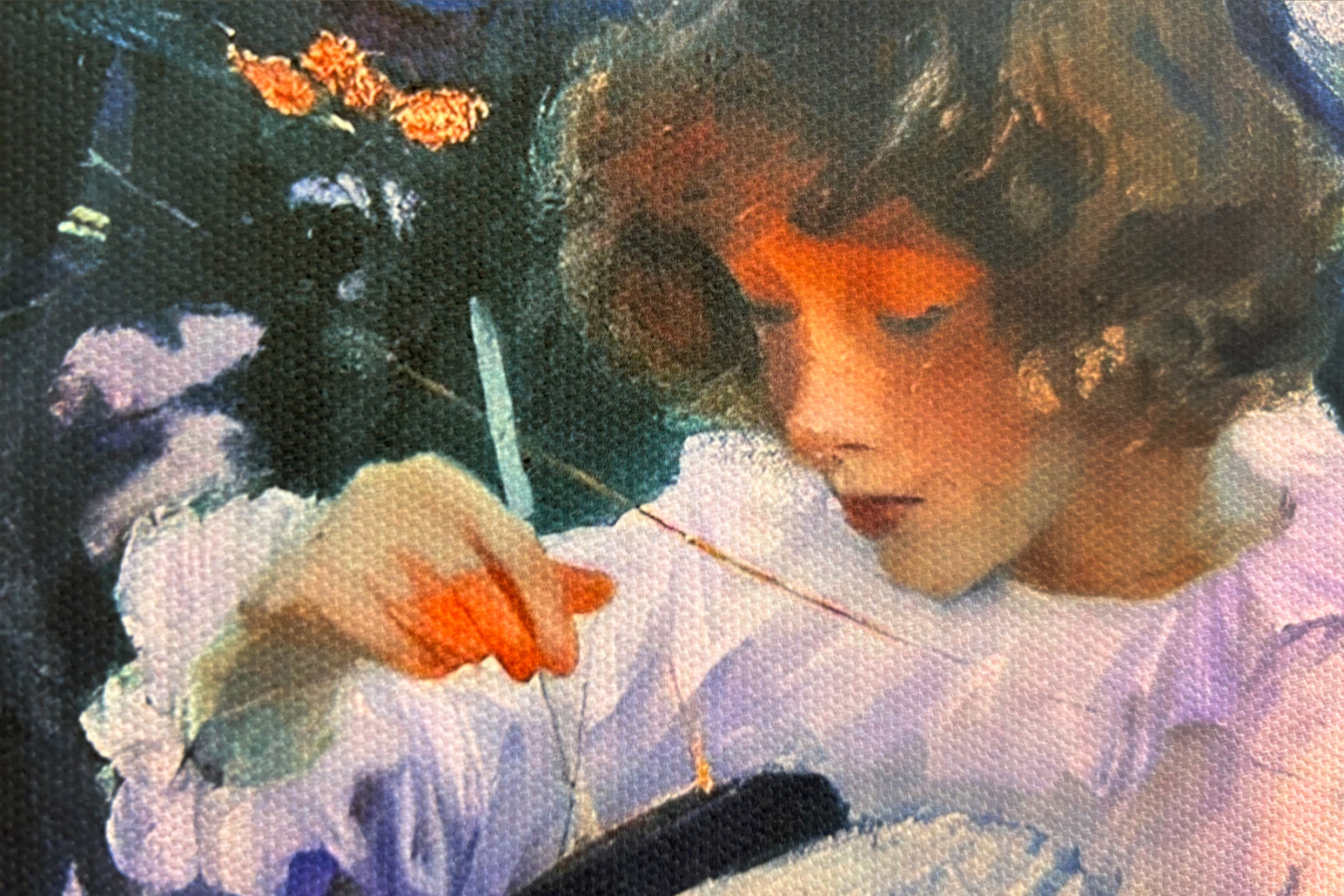 Karafiát, lilie, lilie, růže - John Singer Sargent