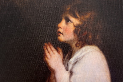 Malý Samuel v modlitbě, 1777, 0,89 x 0,7 m, Musée Fabre, Montpellier