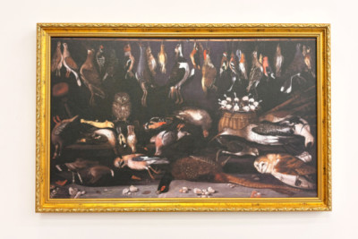 Zátiší s ptáky (pták) Malba připisovaná Michelangelovi Merisi dit Caravaggio (Caravaggio) (1571-1610) Řím Galleria Borghese - Michelangelo Merisi da (attr. to) Caravaggio