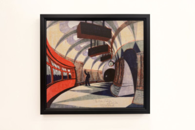 The Tube Train, c.1932 (linoryt) (viz také 151089)