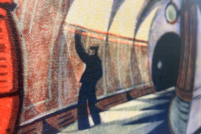 The Tube Train, c.1932 (linoryt) (viz také 151089)