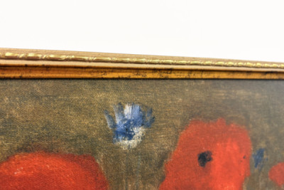 Kytice s vlčími máky Malba Odilona Redona (1840-1916). - Odilon Redon