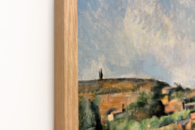 The Bellevue Plain / The Red Earth - Paul Cézanne