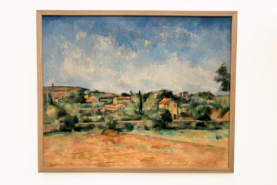The Bellevue Plain / The Red Earth - Paul Cézanne