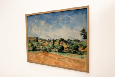 The Bellevue Plain / The Red Earth - Paul Cézanne