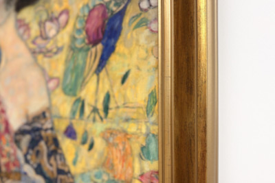 Dáma s fanouškem - Gustav Klimt