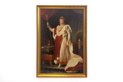 Napoleon v korunovačním rouchu, kolem roku 1804