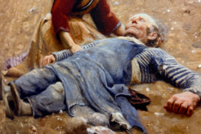 Vyčerpaný neboli Mučedník, 1889 - Hans Andersen Brendekilde