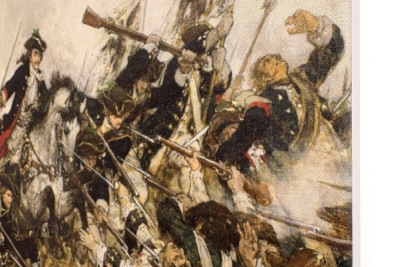 Starý Dessauer v bitvě u Turína, 1883