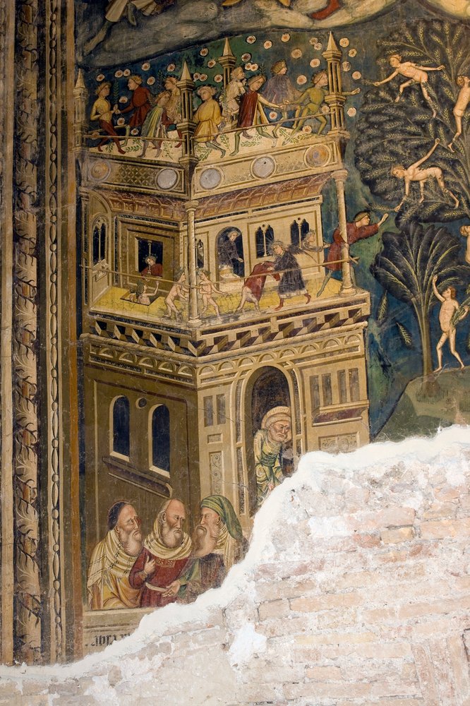 St. Maria in Piano church, Loreto Aprutino, Abruzzo, Itálie, od Unknown