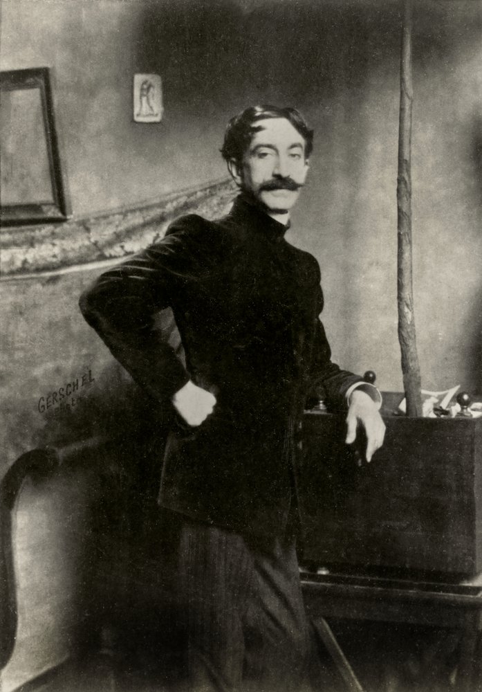Portrét francouzského malíře Antonia De La Gandary ( 1862) od Aaron Gerschel