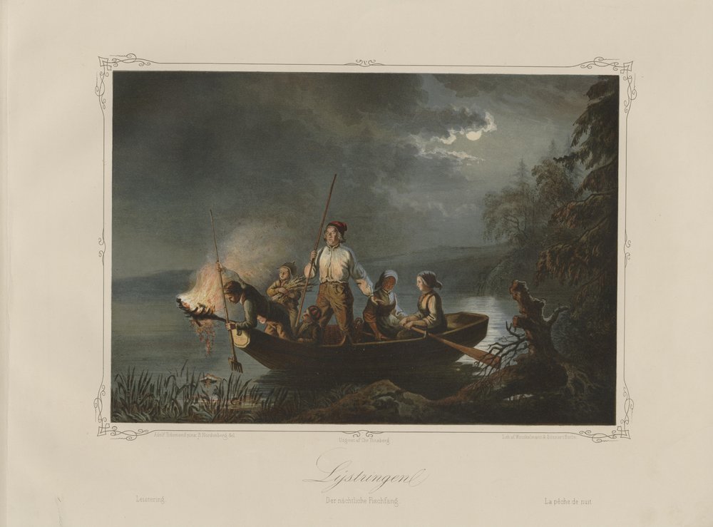 Ilustrace z knihy Norske Folkelivsbilleder od Tidemanda od Adolph Tidemand