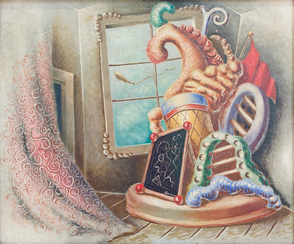 Vzpomínky z dětství na Athény od Alberto (1891-1952) Savinio