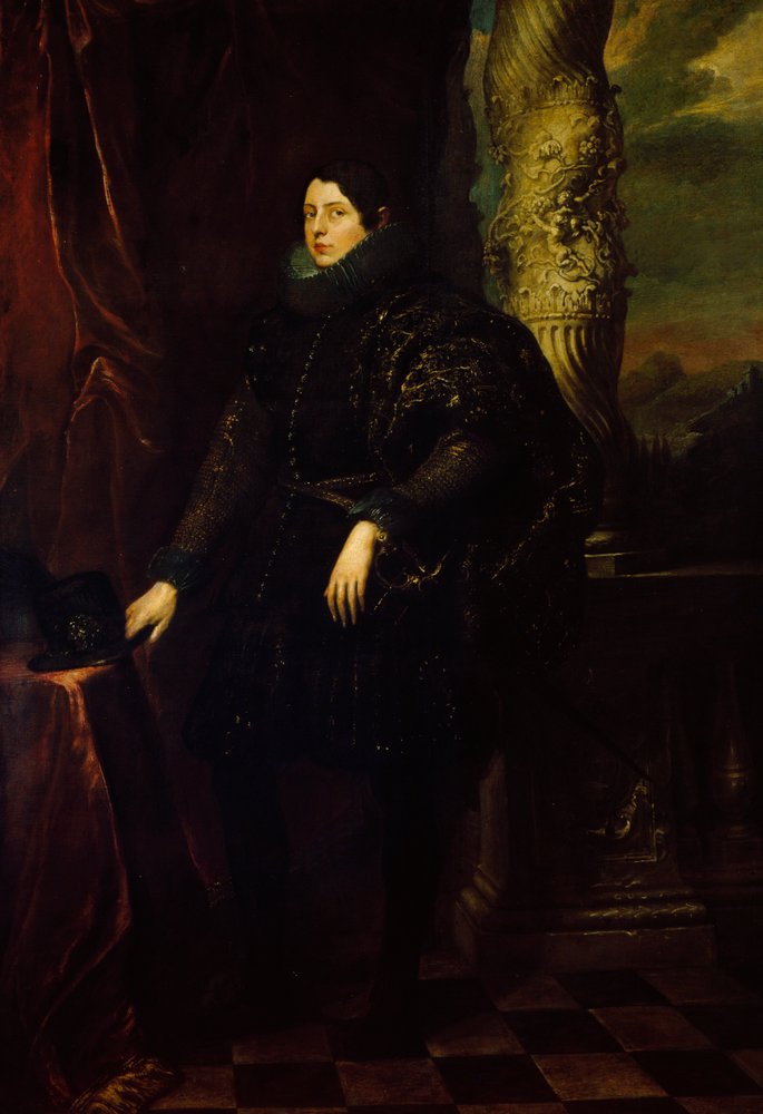 Portrét mladého muže z Casa Spinola, kolem roku 1622 od Anthony van Dyck