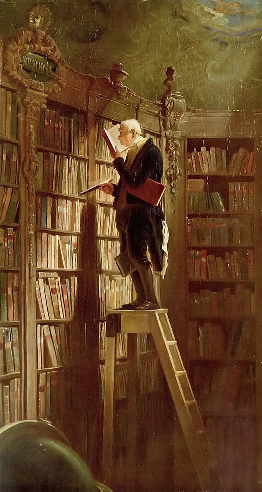 Knihomol od Carl Spitzweg