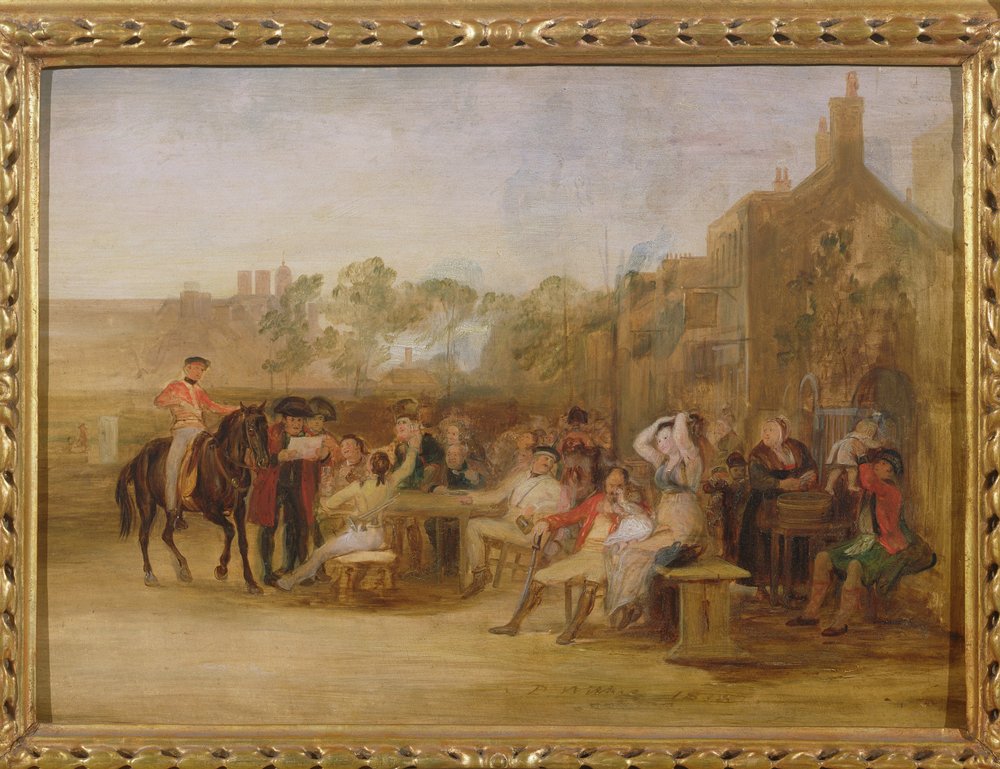 Studie pro „Chelsea Pensioners Reading the Waterloo Dispatch“, 1822 (viz 10331) od David Wilkie