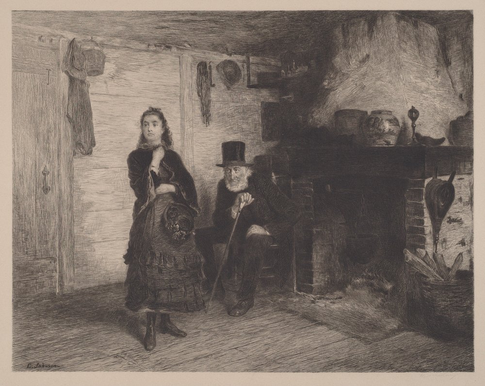 Pokárání od Eastman Johnson