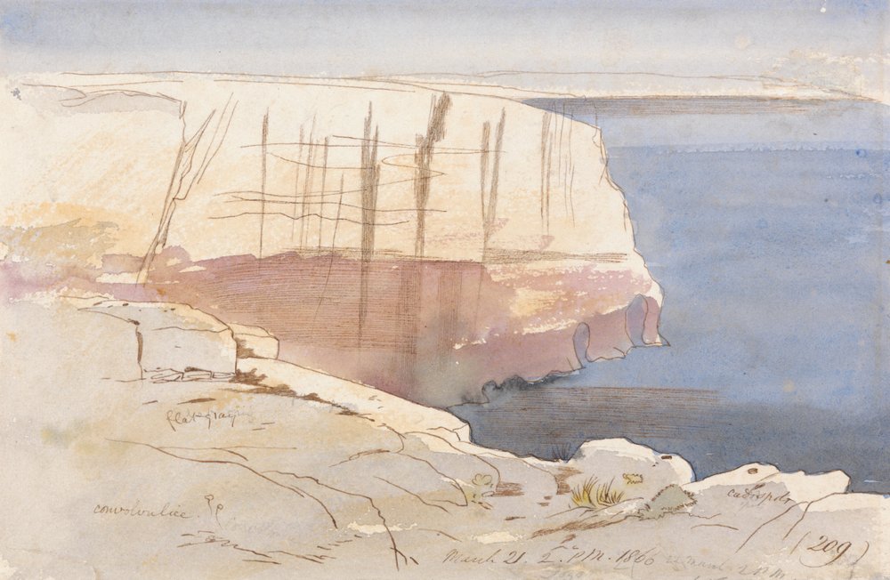Gozo, nedaleko Malty od Edward Lear
