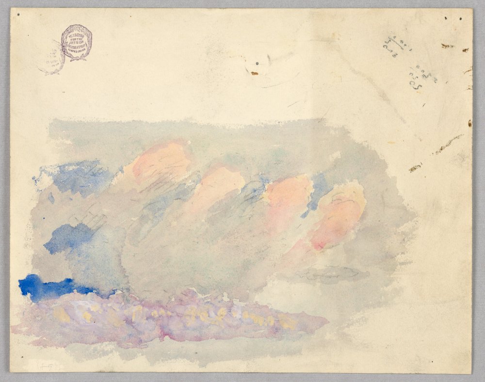 Studie mraků, Řím, Itálie od Francis Augustus Lathrop